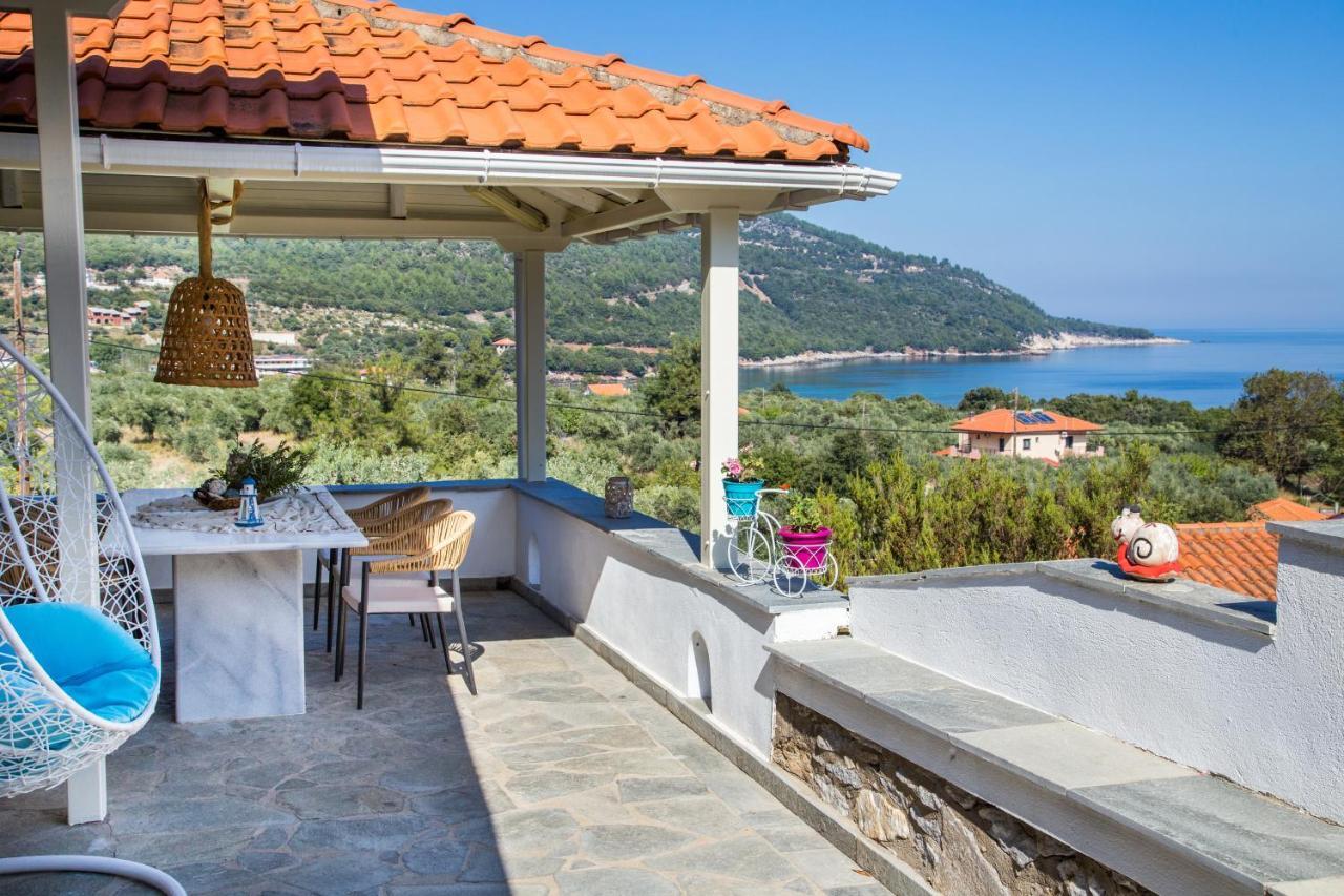Vista Del Mare Luxury Villa Koinira Exterior photo